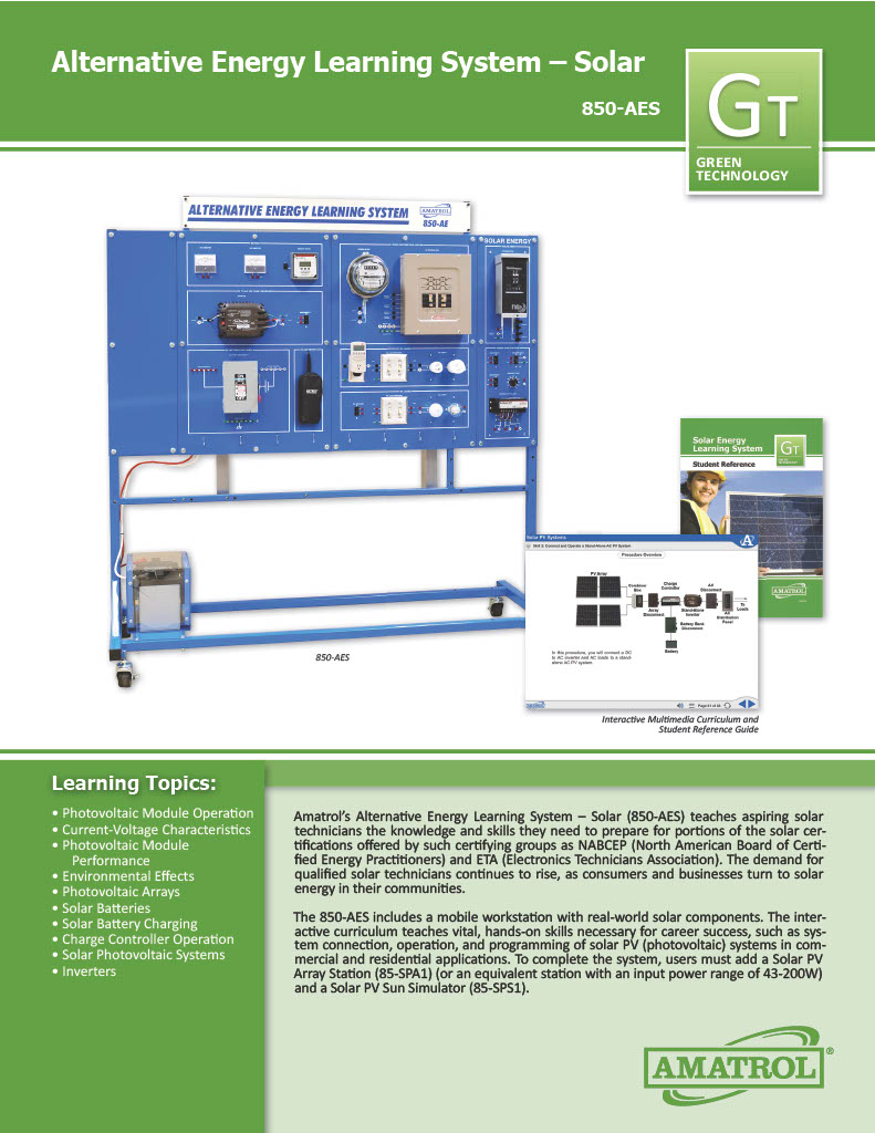 Amatrol Solar Training 850-AES