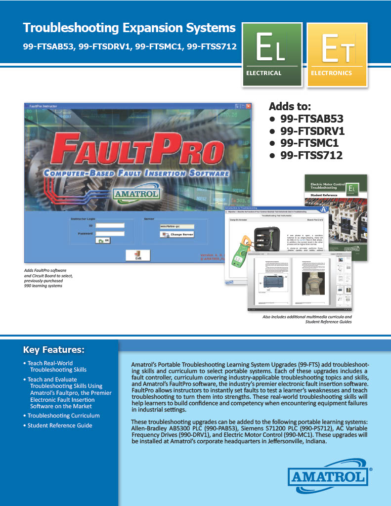 Amatrol FaultPro Troubleshooting Expansions