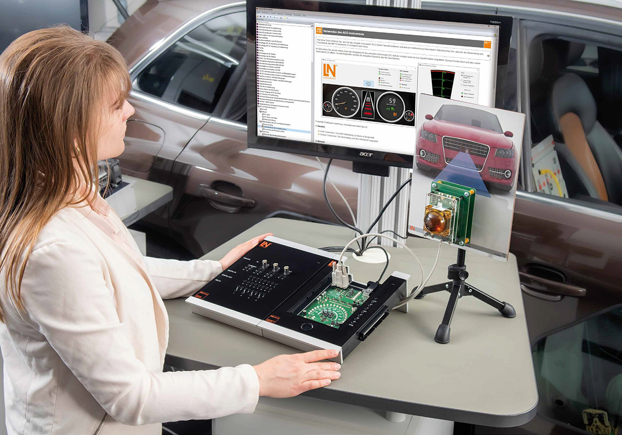 RADAR Adaptive Cruise Control Lucas=Nuelle Unitrain Course for ASE L4 Training