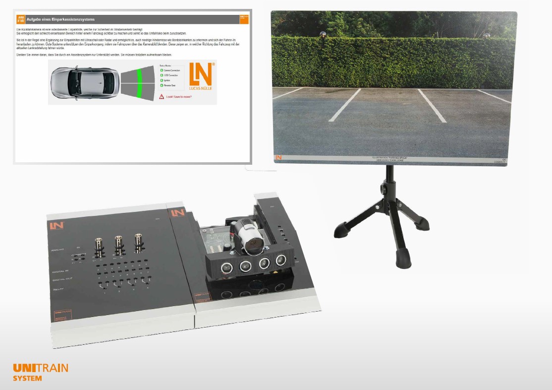 Park Assist with Rear View Camera Lucas=Nuelle Trainer for ASE L4 Training