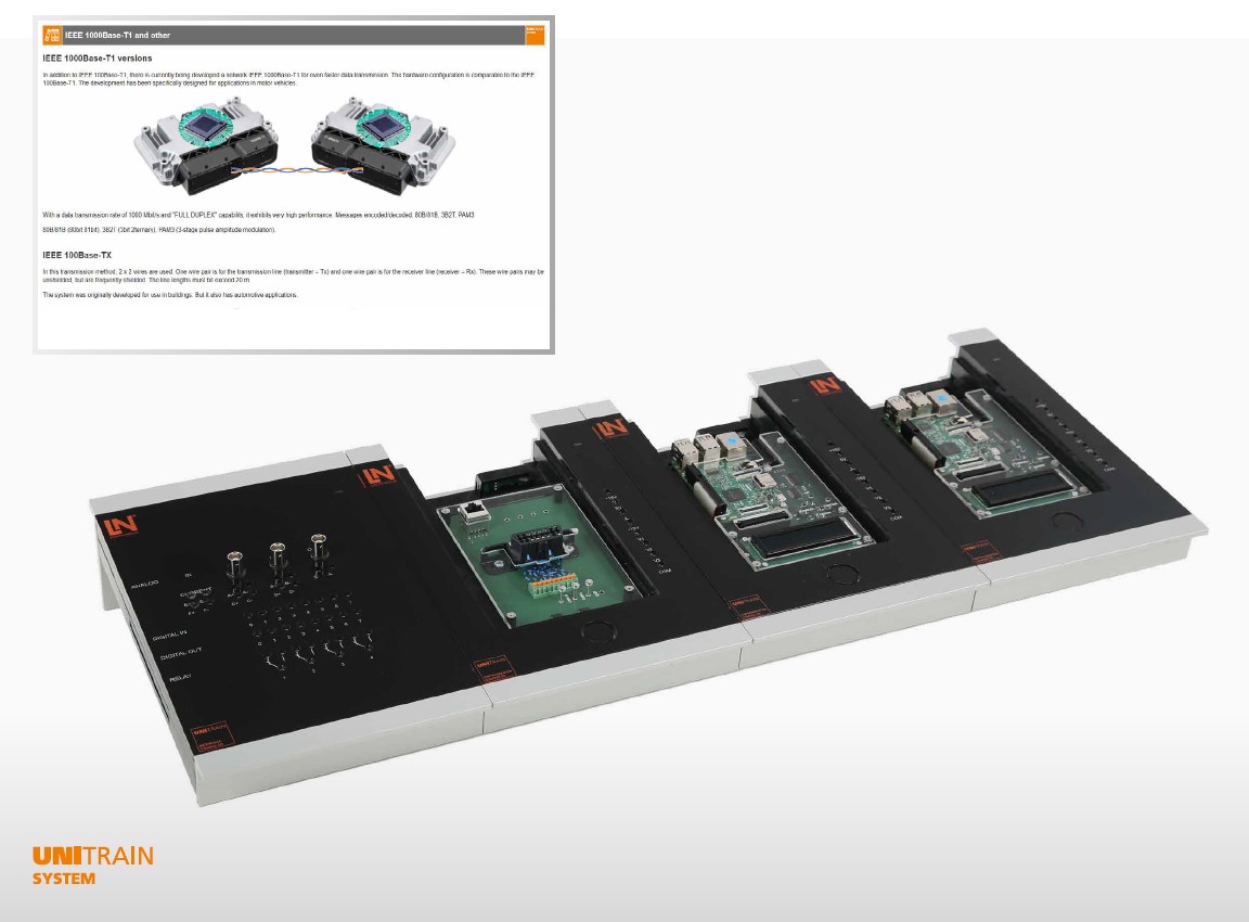 Ethernet - Safe Data Transfer for High Speed Applications Lucas=Nuelle Trainer for ASE L4 Training