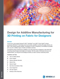 Stratasys J850 TechStyle Design Guidelines