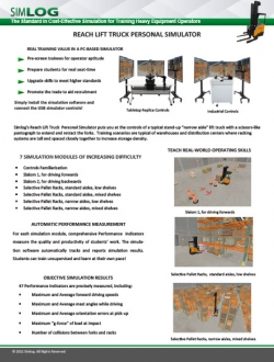 Reach Truck Personal Simulator