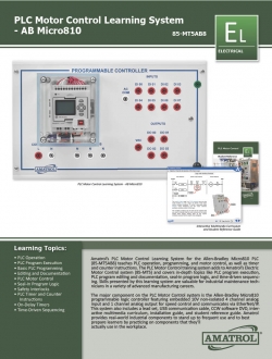 Amatrol PLC Motor Control Trainer 85-MT5AB8