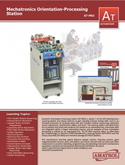 Amatrol Mechatronics Orientation Station 87-MS3