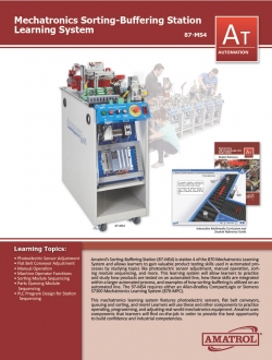 Amatrol Mechatronics Sorting and Buffering 87-MS4