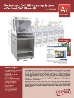 Amatrol Machining Mechatronics Station 87-MS8M60