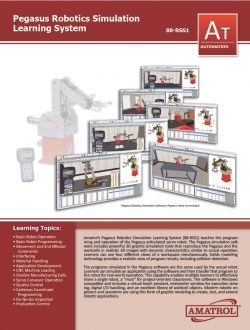 Amatrol Pegasus Robotics Simulation 88-RSS1