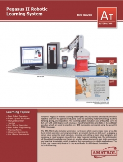 Amatrol Automation Robotic Training 880-RA21B