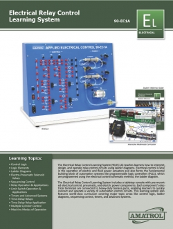 Amatrol Electrical Relay Control Trainer 90-EC1A