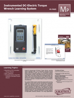 Amatrol Manufacturing Processes Training