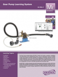 Amatrol Gear Pump Training 95-PM1-F