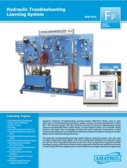 Amatrol Hydraulic Troubleshooting Trainer 950-HT1
