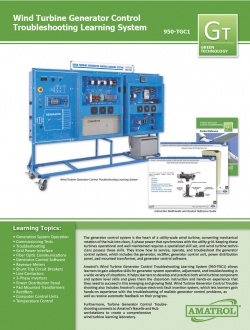 Amatrol Wind Turbine Generator Control Troubleshooting 950-TGC1