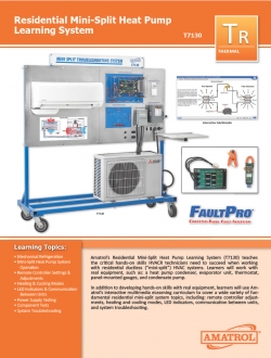 Amatrol T7130 Residential Mini-Split Heat Pump Trainer